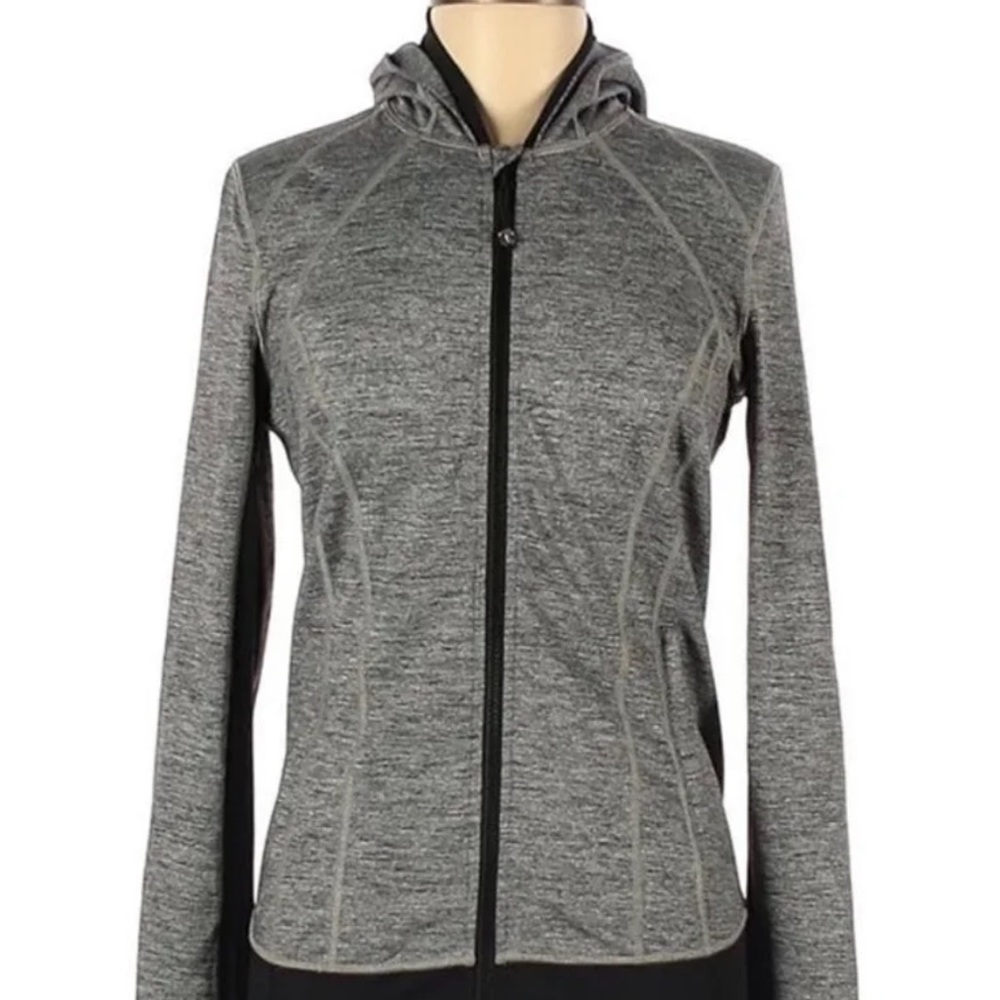 lululemon graphite grey hooded define jacket size 4